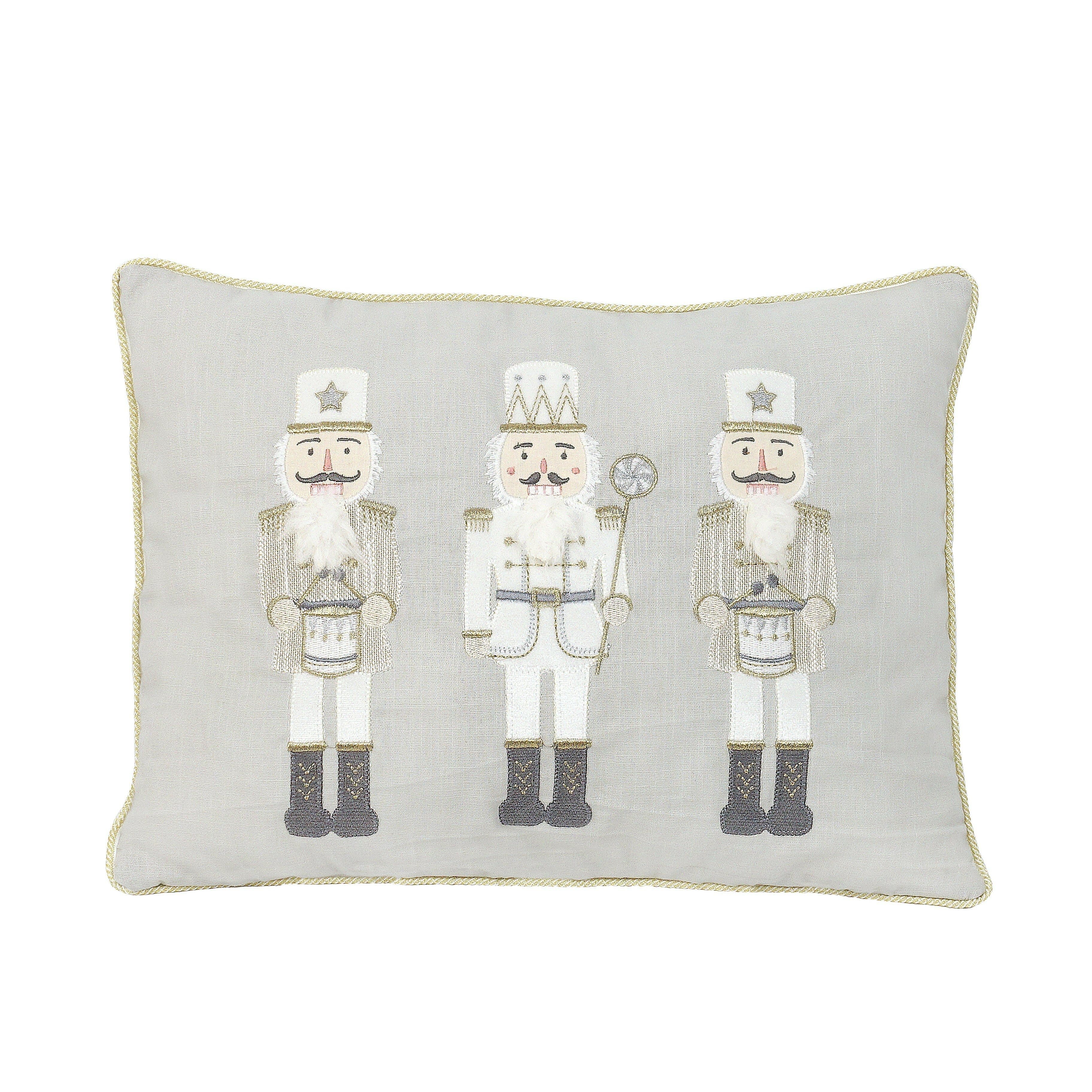 Nutcracker Lumbar Pillow - White Pillow MON AMI