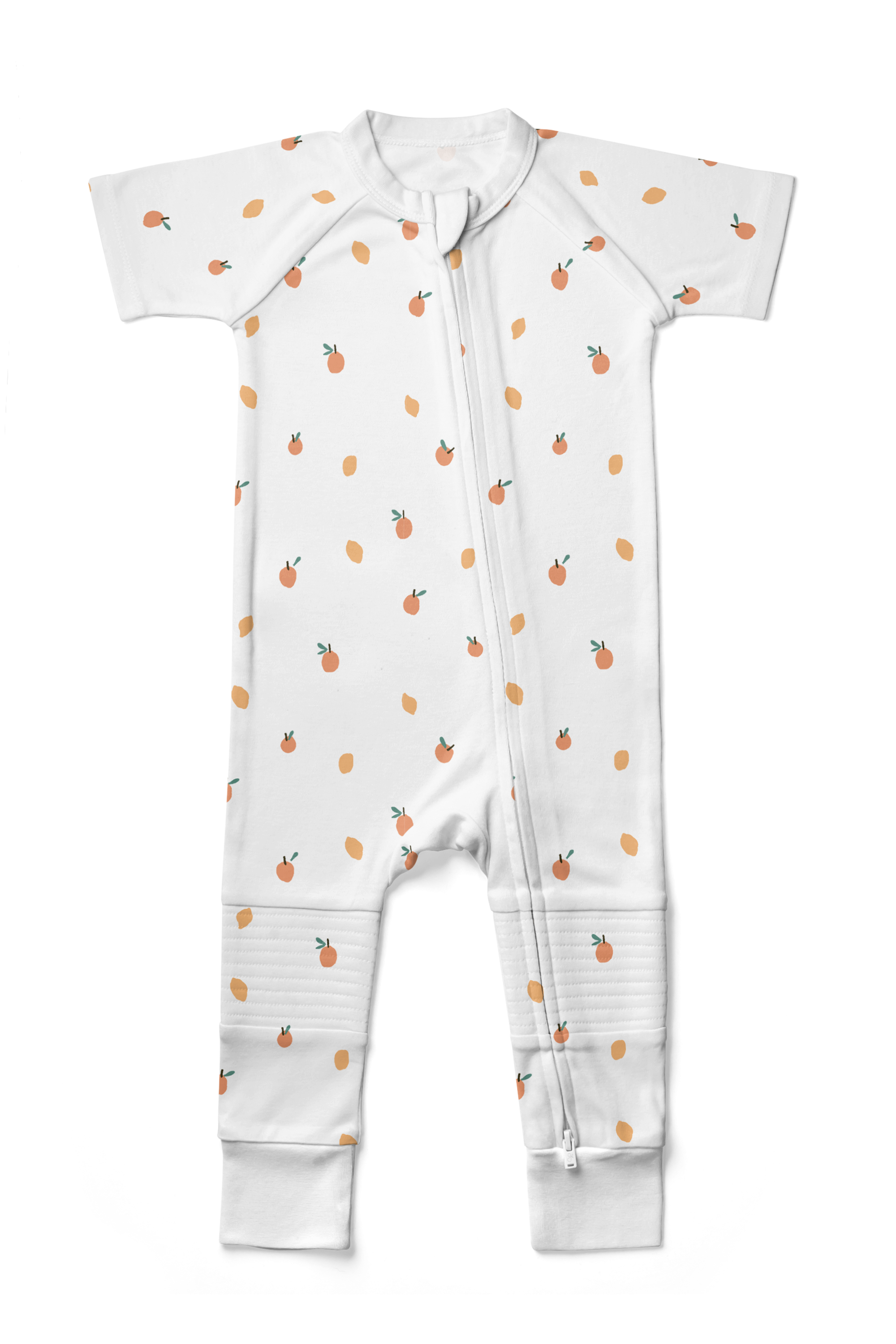 S/S ZIPPER ONEPIECE | CITRUS footies goumikids
