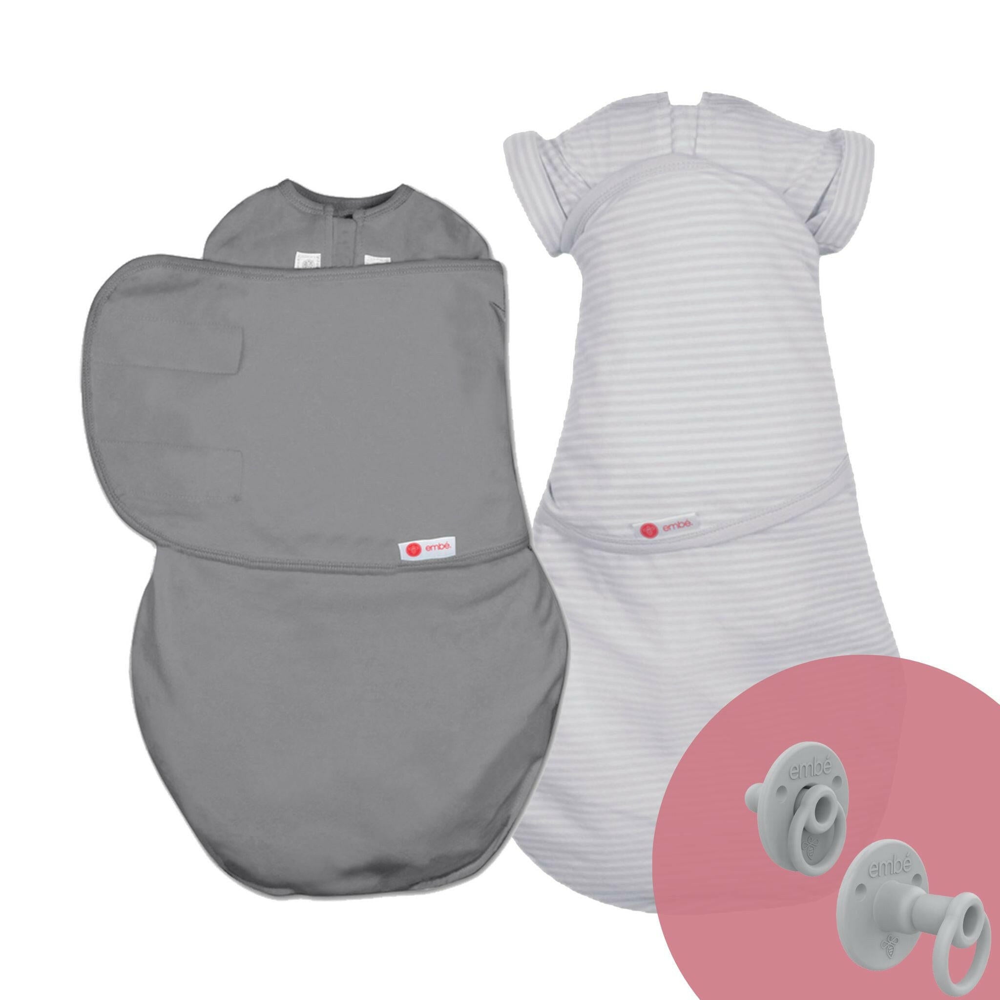 2-Stage Swaddle and Binnie® Bundle 100% Cotton Jersey embé®