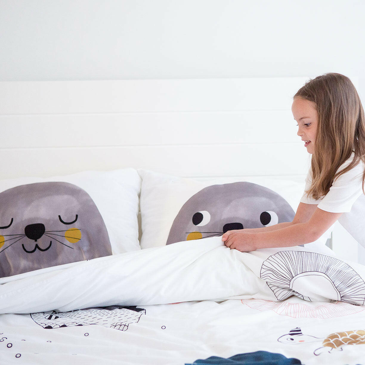 2-pack Seal Standard Size Pillowcases Pillowcase Rookie Humans