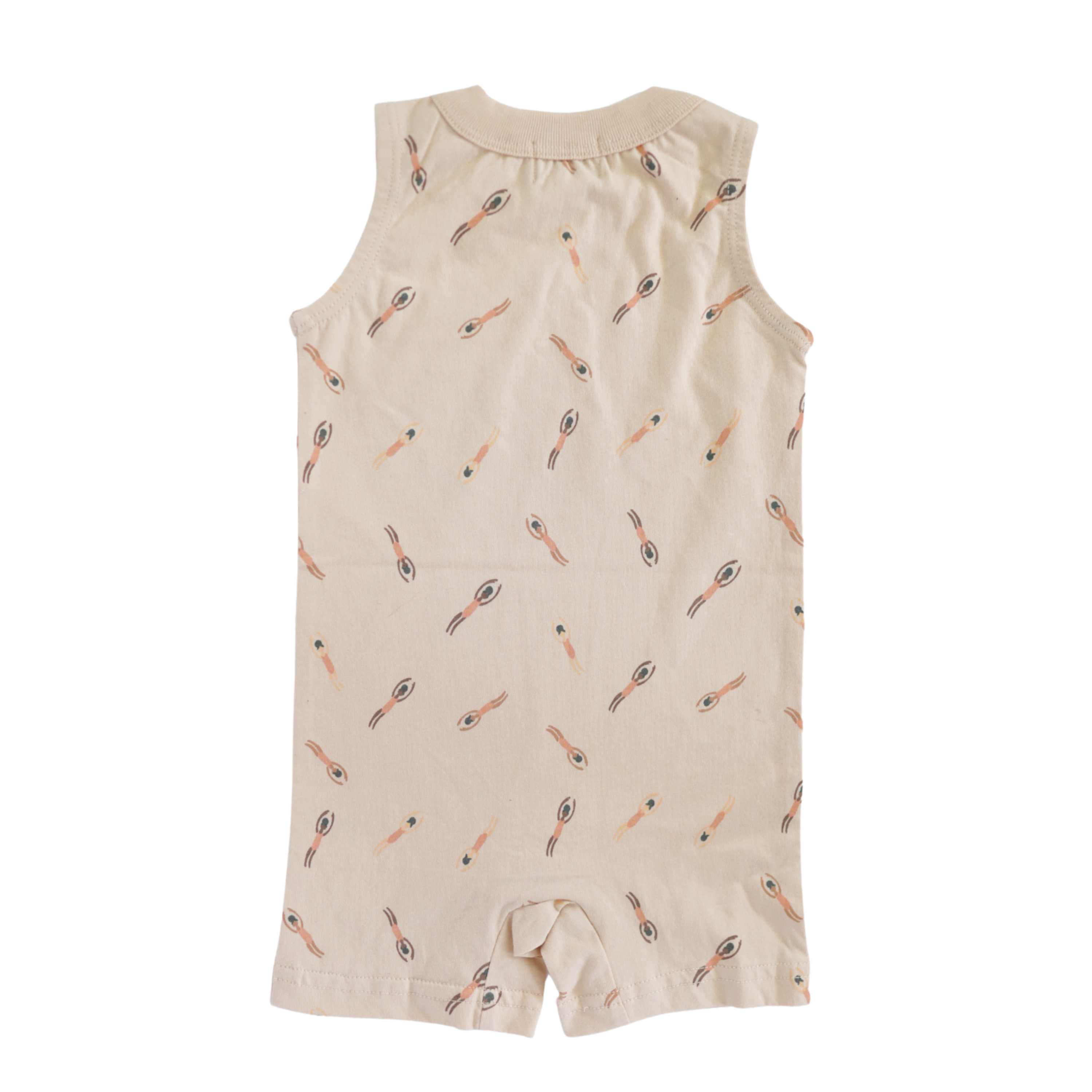 Sunny Swimmers Pocket Playsuit Polished Prints