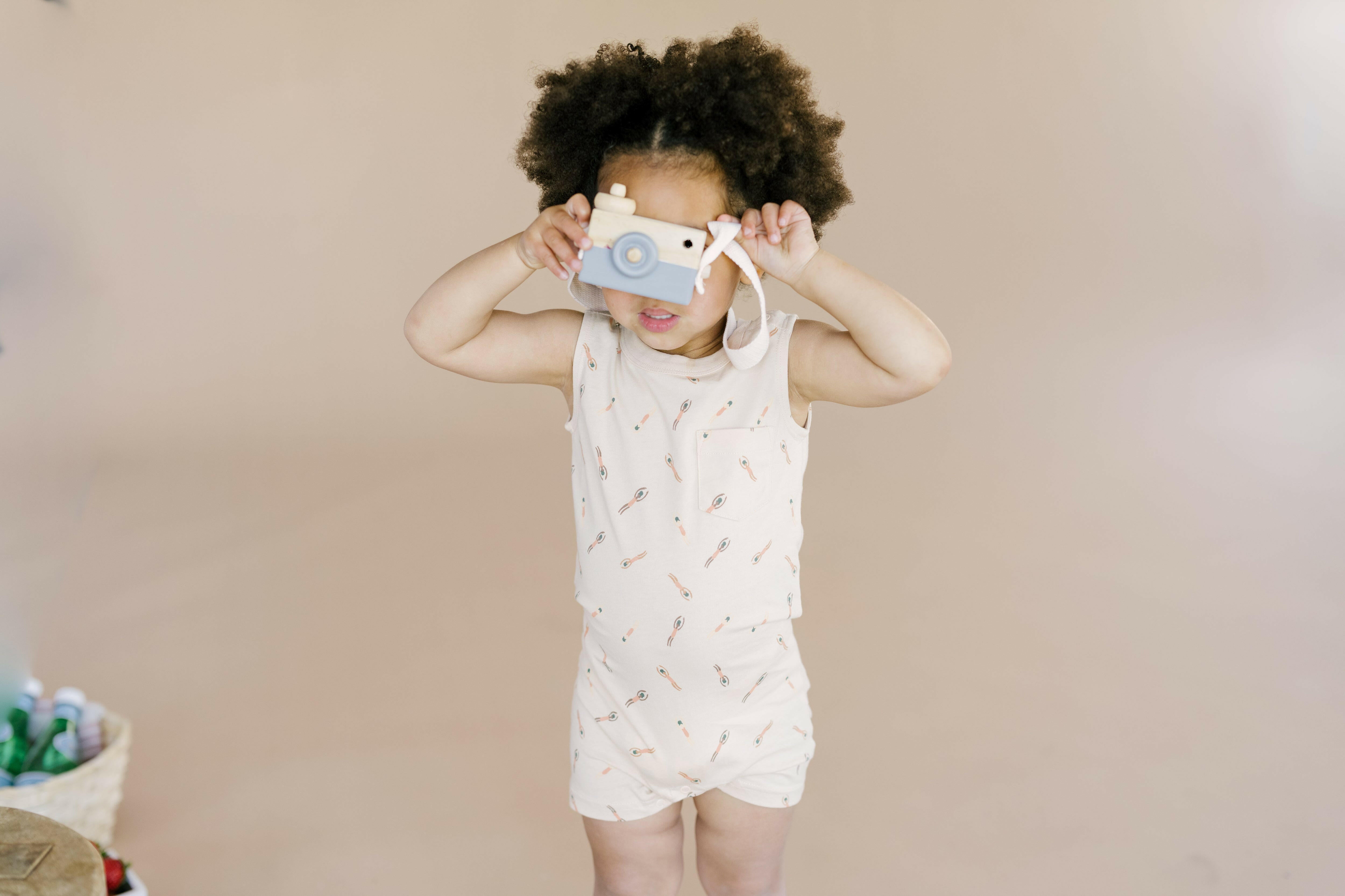 Sunny Swimmers Pocket Playsuit Polished Prints