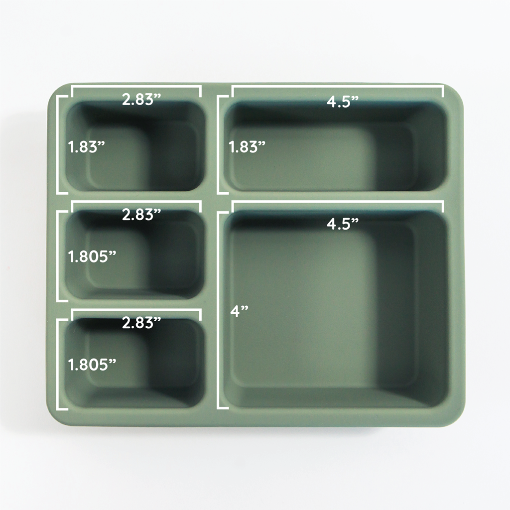 Silicone Mealtime Bundle Camper Sage Green  Austin Baby Collection