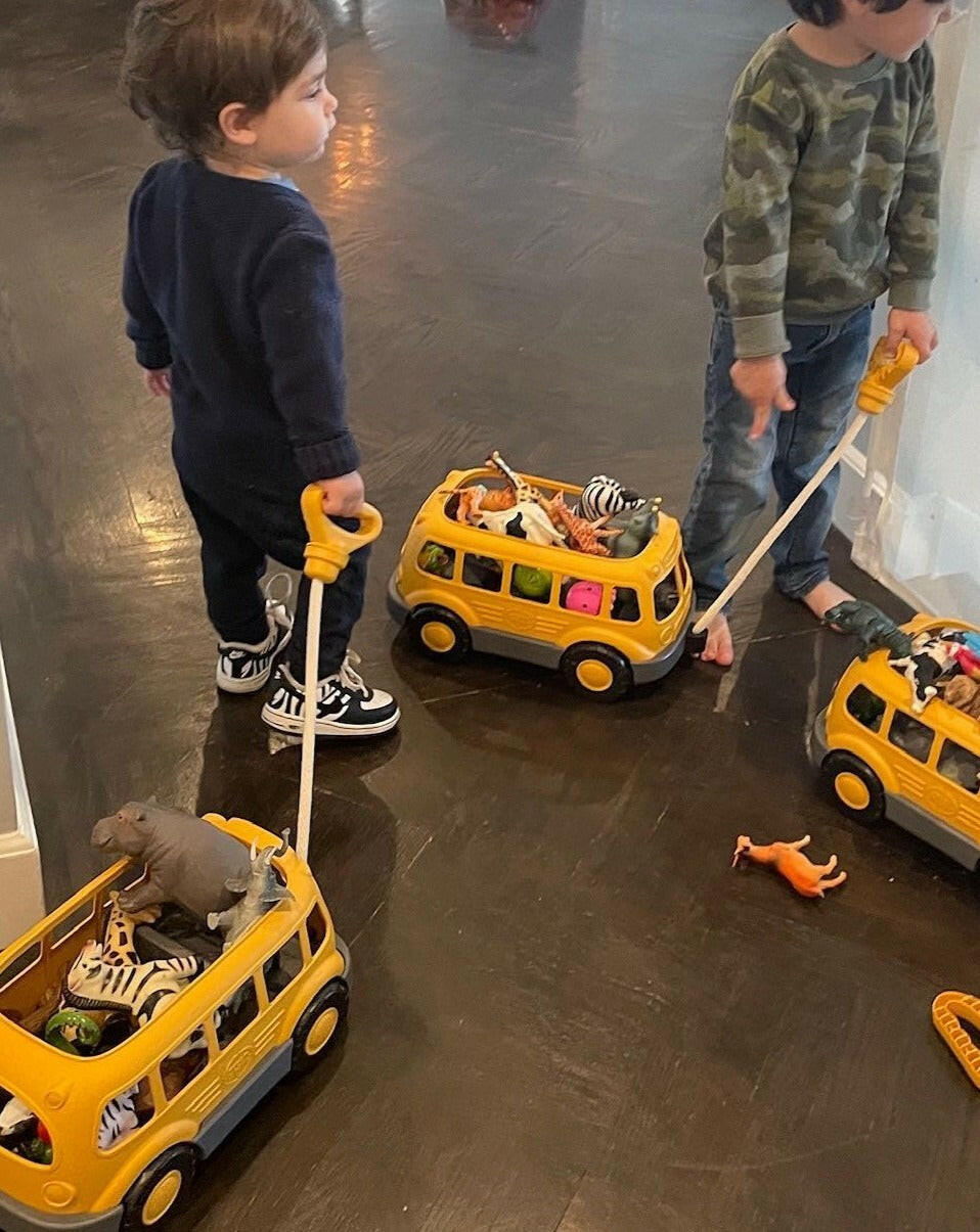 Green Toys School Bus Wagon Play Vehicles Green Toys