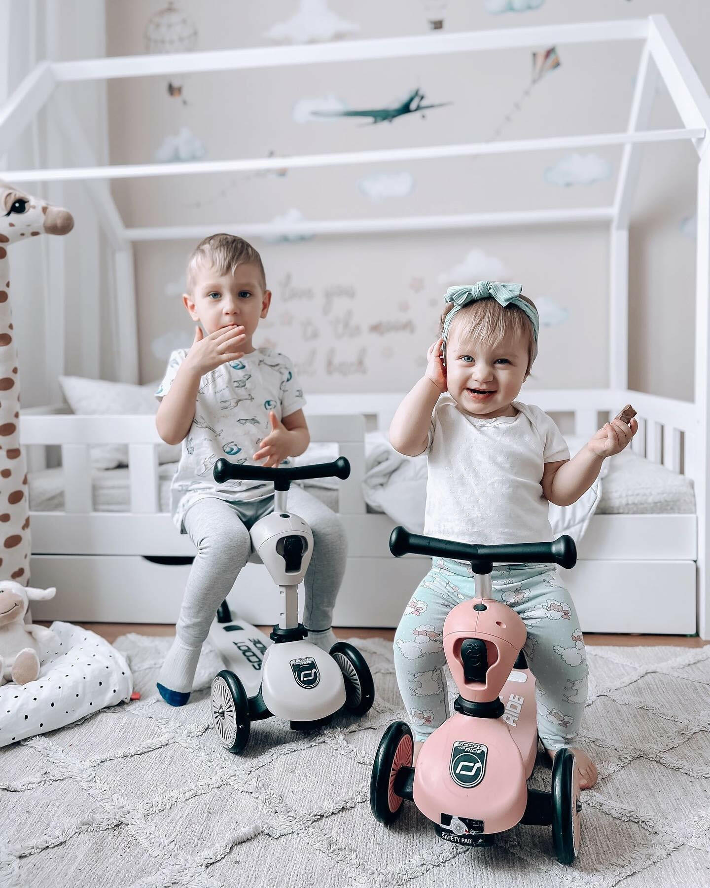 Highwaykick 1 Toddler Scooter Riding Scooters Scoot and Ride Rose