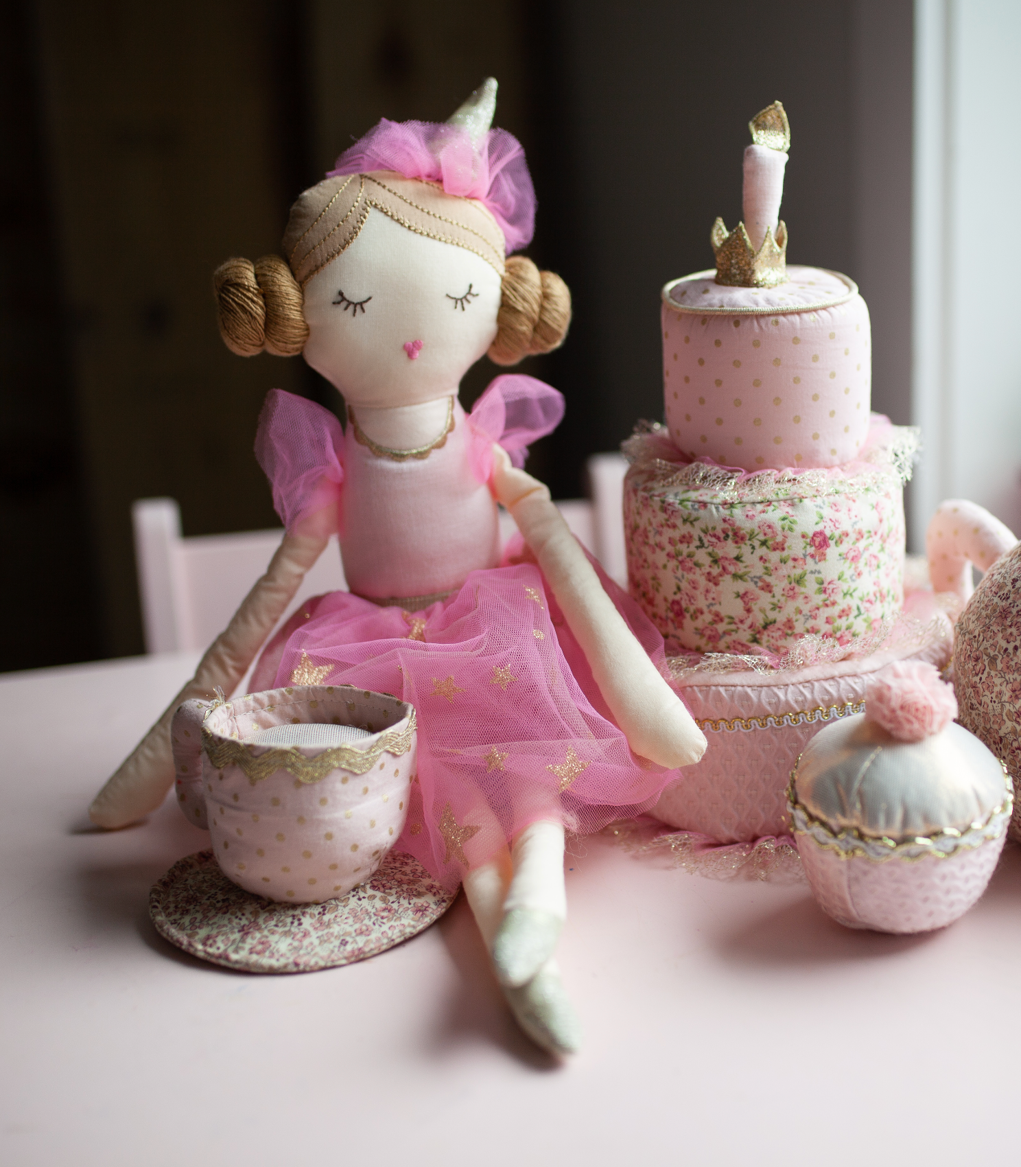 'Brigitte' Birthday Party Princess Doll Doll MON AMI