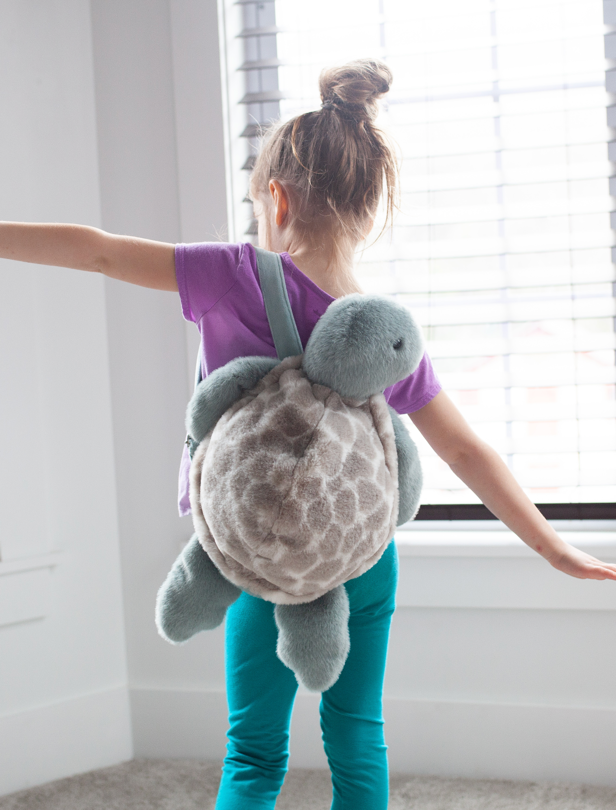 'Taylor' Turtle Plush Backpack Backpack MON AMI