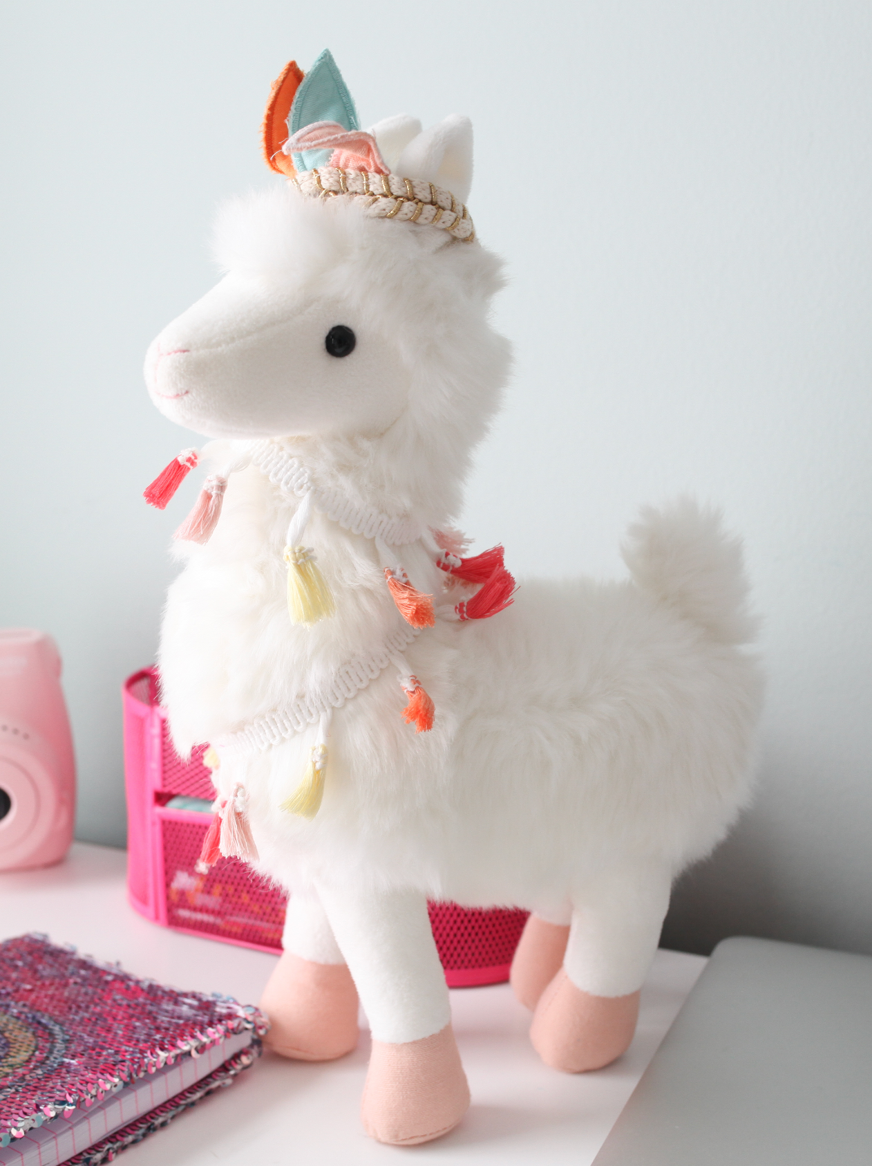 'Lakely' Tribal Llama Plush Toy Stuffed Toy MON AMI