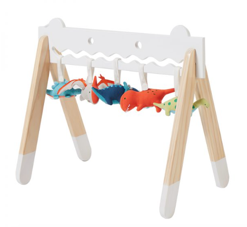 Funny Face Baby Gym with Dinosaur Rattles Wonder and Wise