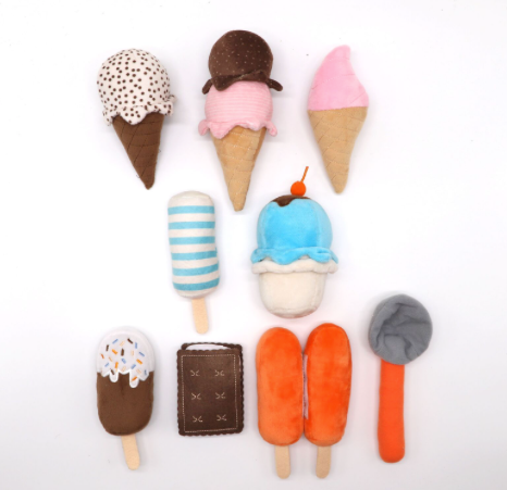 Felt Ice Cream Cones / Felt Ice Cream / Felt Play Food / Ice Cream