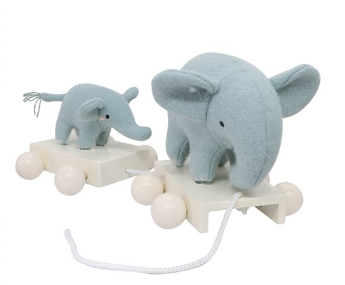 ELEPHANT PULL TOY Wonder and Wise