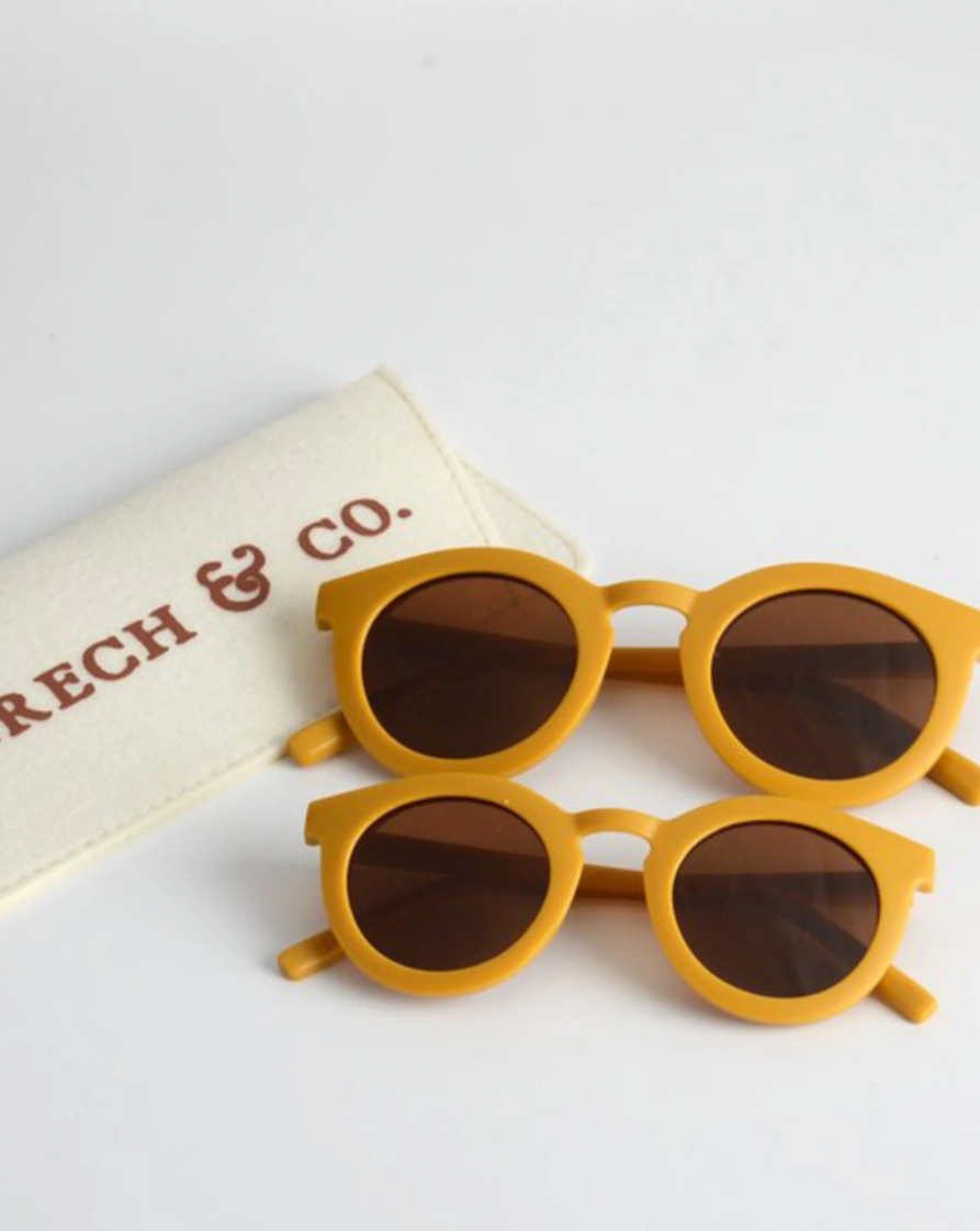 Sustainable Kids Polarized Sunglasses - Golden Sunglasses Grech & Co.