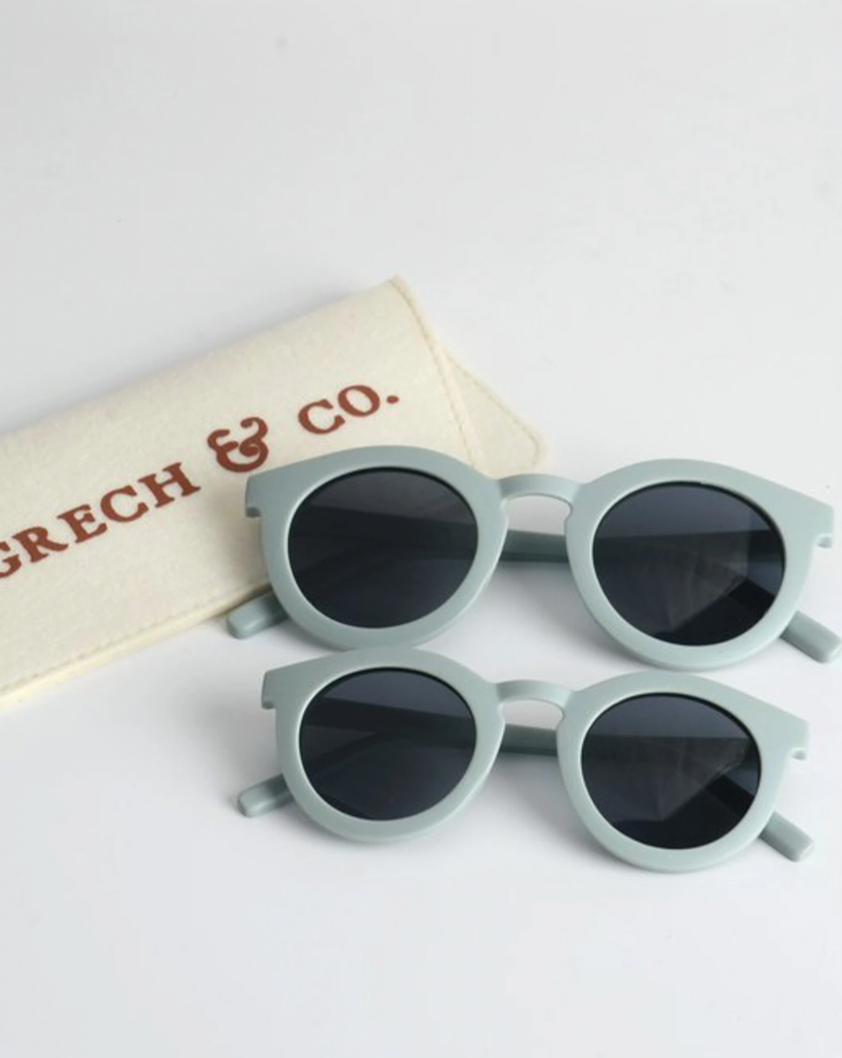 Sustainable Kids Polarized Sunglasses - Light Blue Sunglasses Grech & Co.