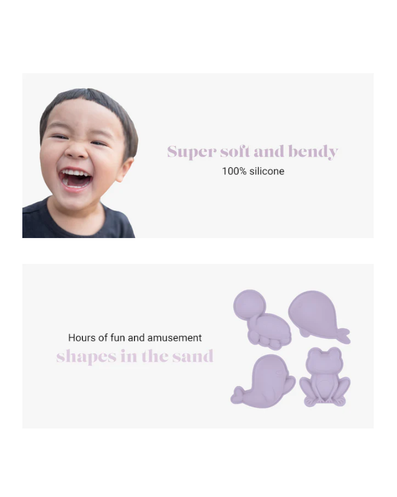 Dam Toys Scrunch Sand Molds Set B Beach & Sand Toys Dam Toys
