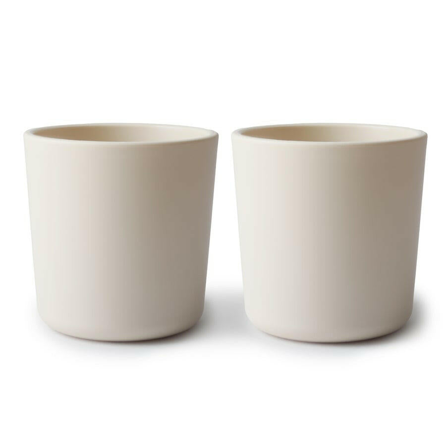 Dinnerware Cup - Set of 2 - Ivory Baby Essentials Mushie
