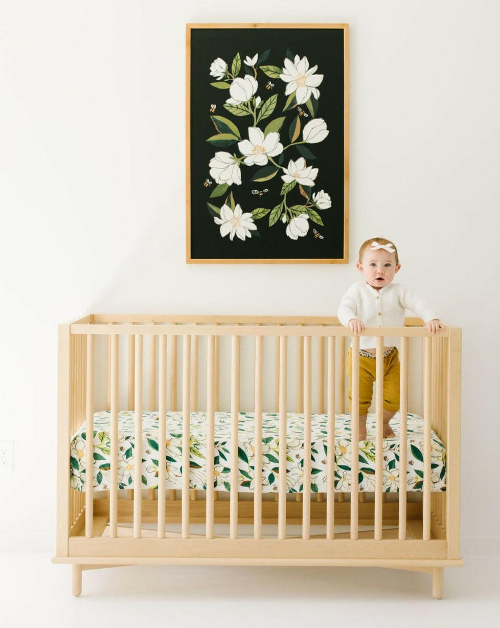 Magnolia Crib Sheet Baby Essentials Clementine Kids