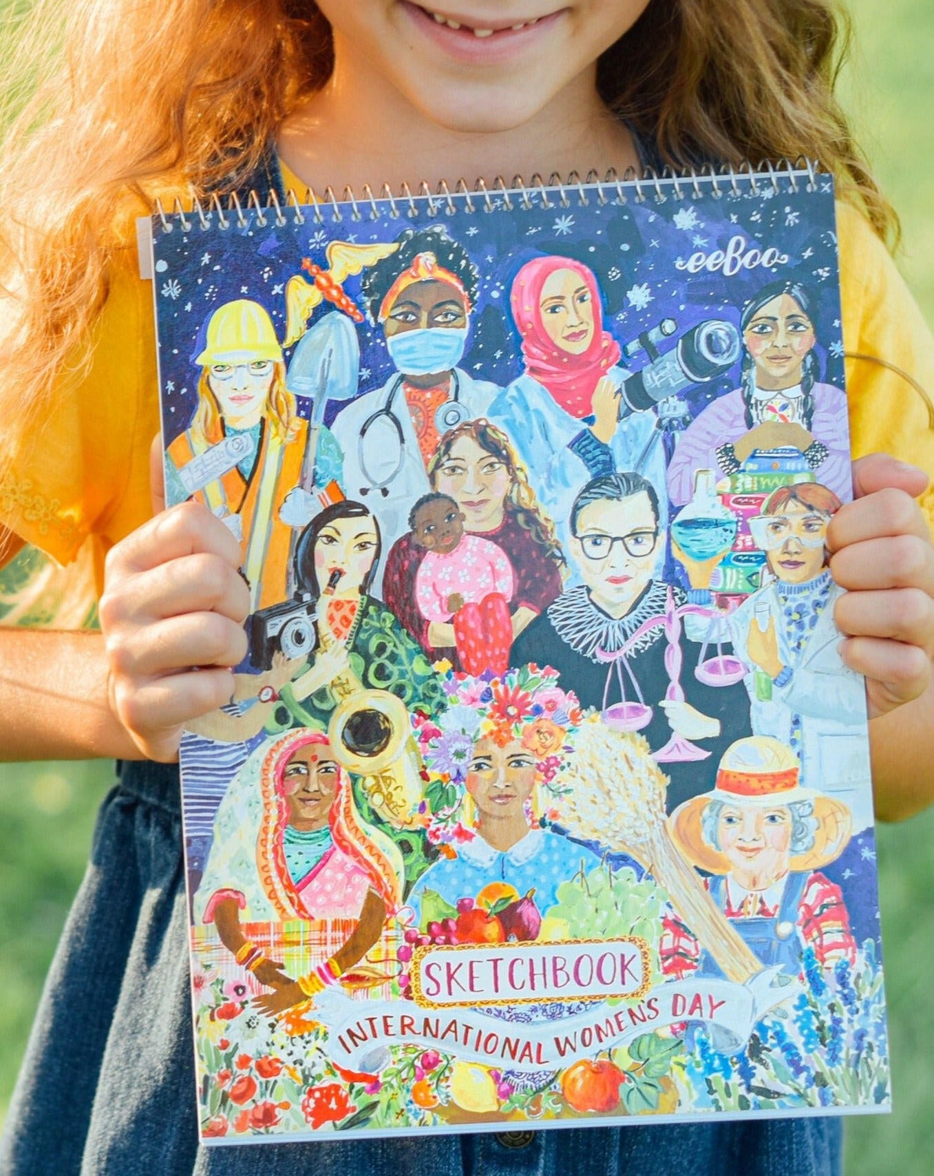 International Women's Day Sketchbook Arts & Crafts eeboo