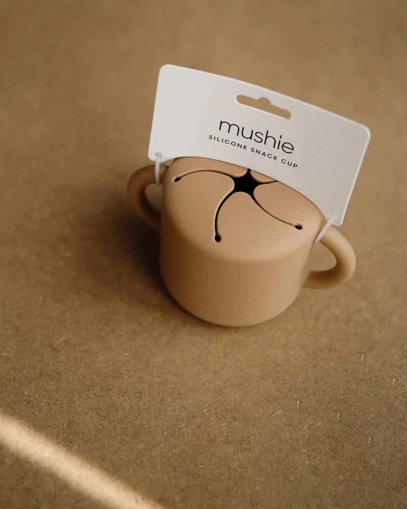 Snack Cup - Natural Feeding Mushie Natural