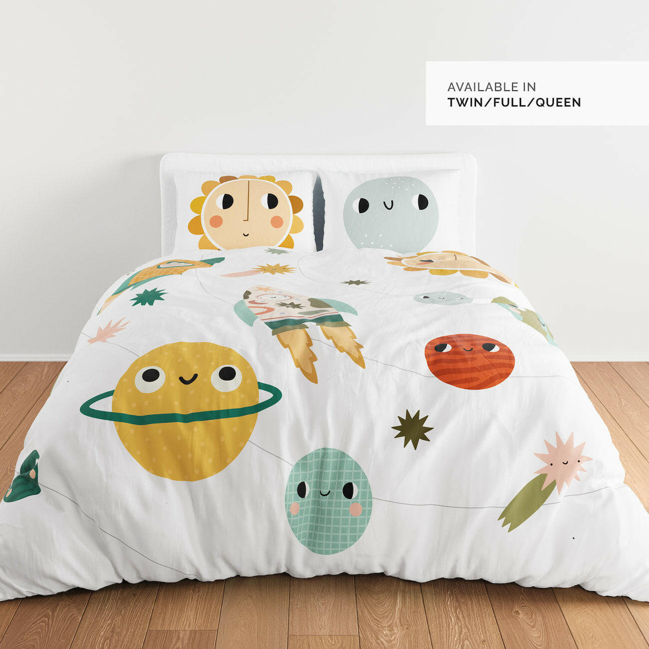 Space Explorer Duvet & Pillowcase Big Kid Bedding Rookie Humans
