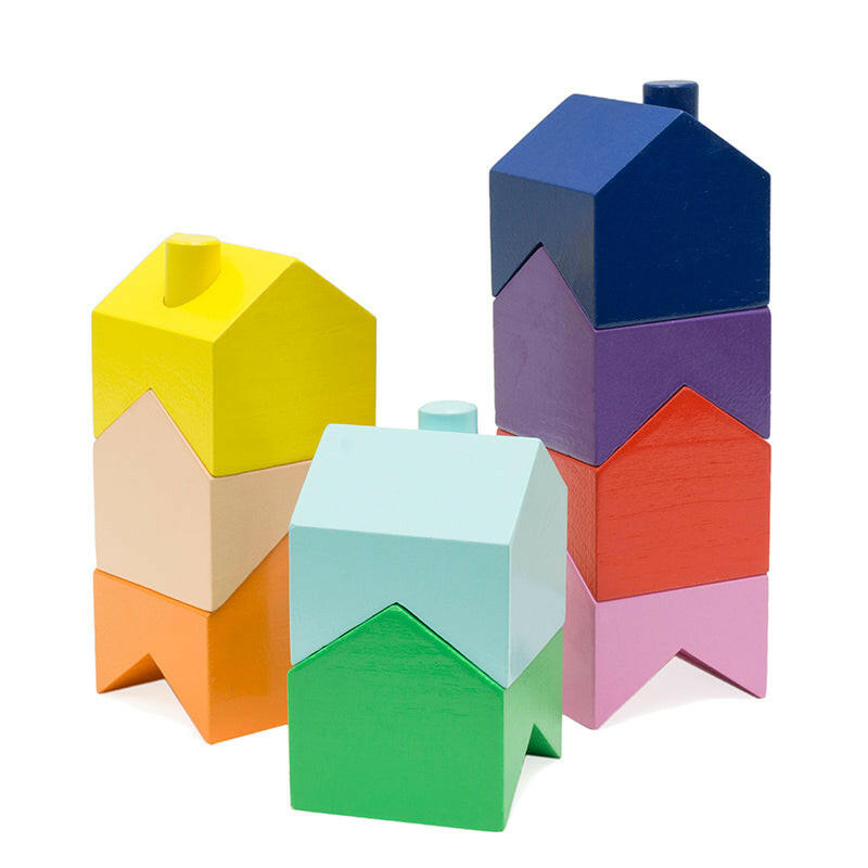 Stacking Shacks Blocks Wonder & Wise