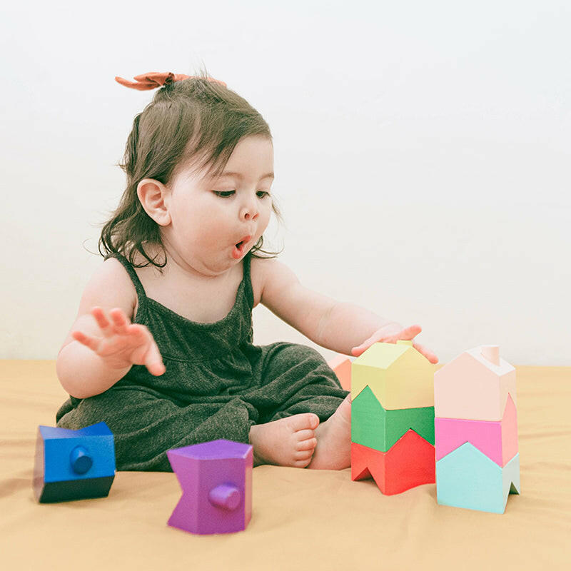 Stacking Shacks Blocks Wonder & Wise