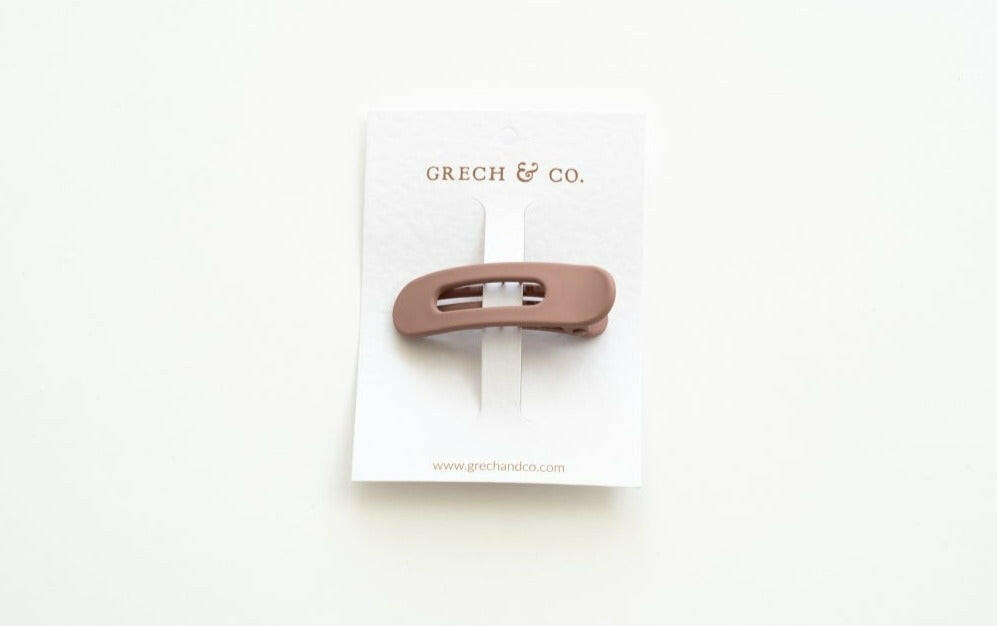 Grip Clips Recycled Plastic Hair Accessories Grech & Co. Stone