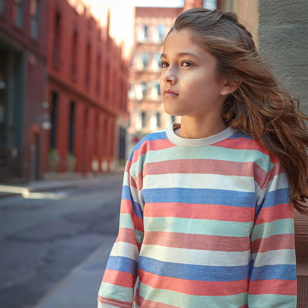 Stripes Kid Summer Sweatshirt sweatshirt Mon Coeur