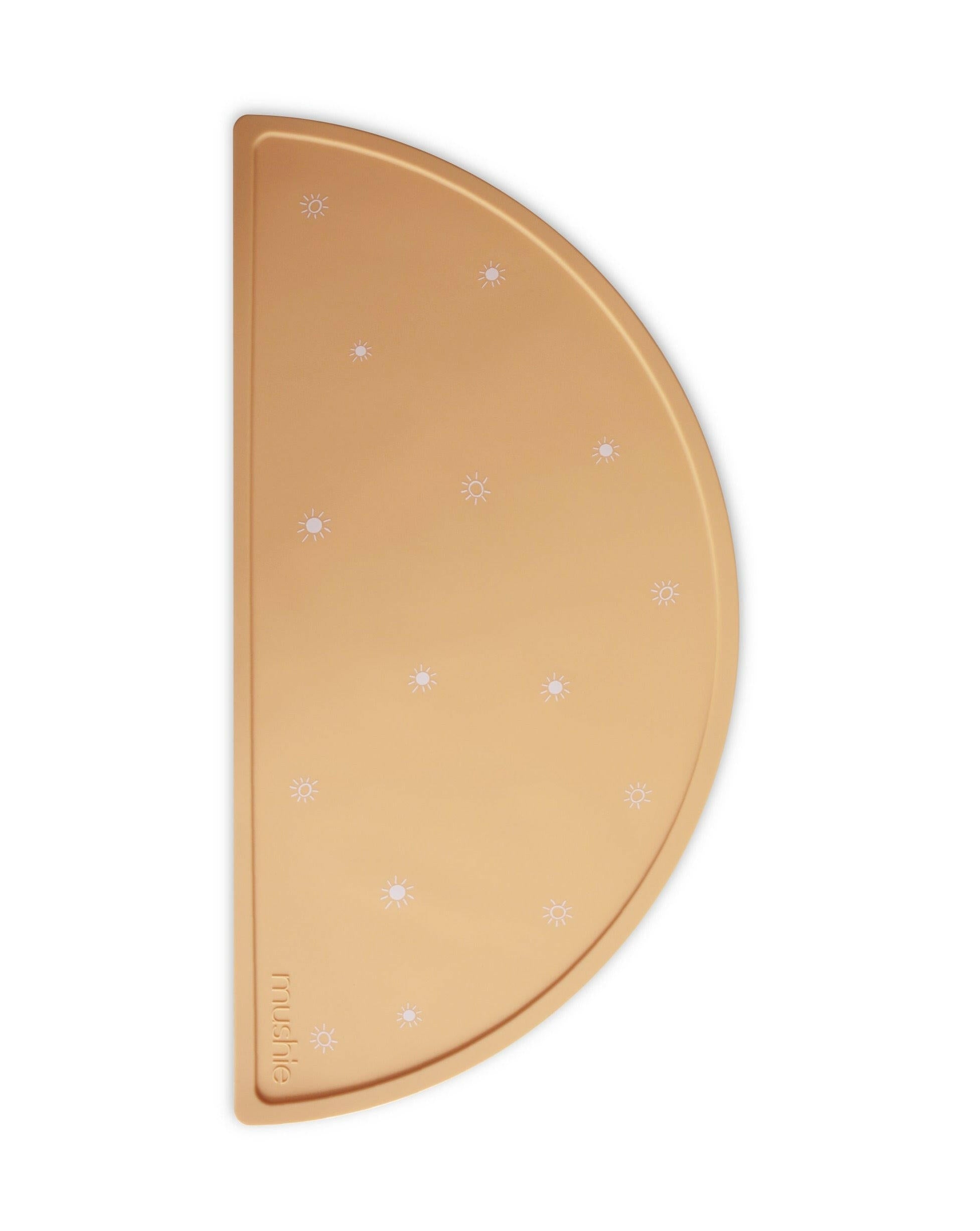 Silicone Place Mat Feeding Mushie Sun Orange