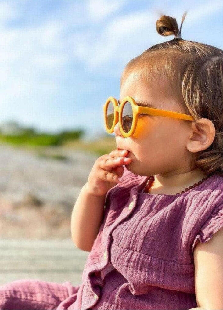 Sustainable Kids Sunglasses - Golden Sunglasses Grech & Co.