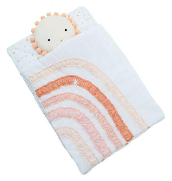 Sunshine and Rainbow Doll Bedding Wonder and Wise