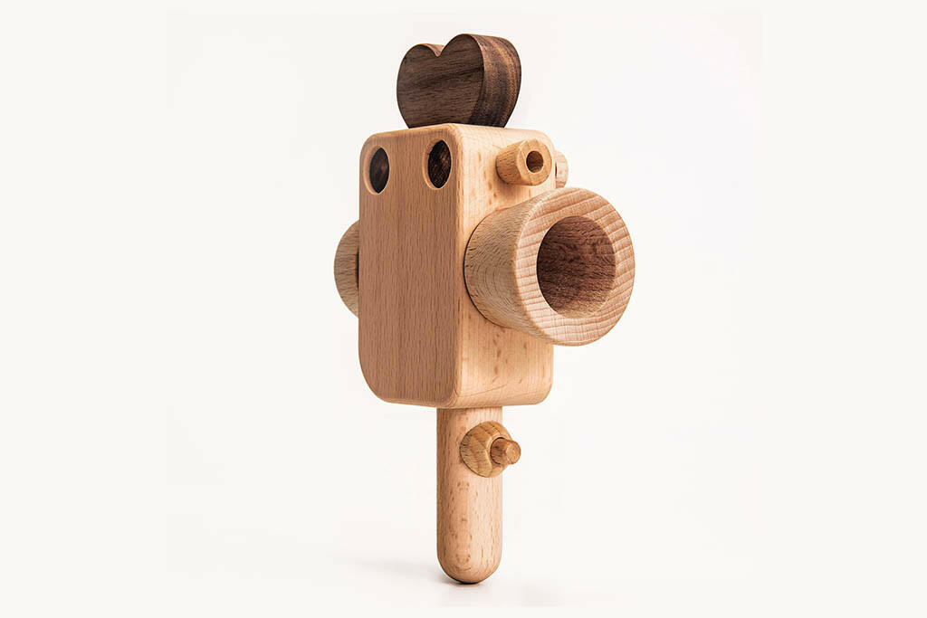 Super 8 Camera Wooden Toy Wooden Toys Father's Factory