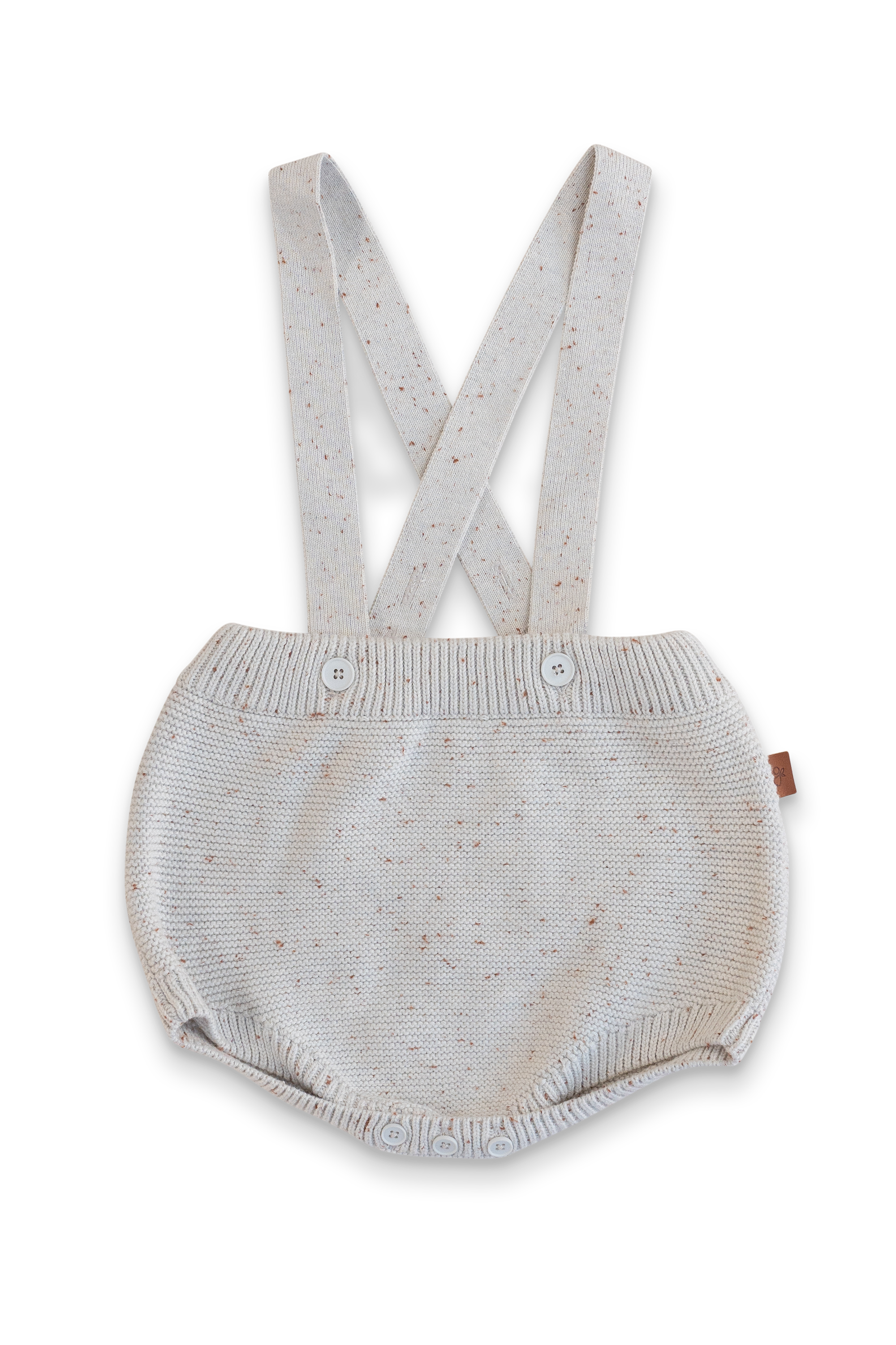 KNIT SUSPENDER BLOOMERS | SHELL rompers goumikids