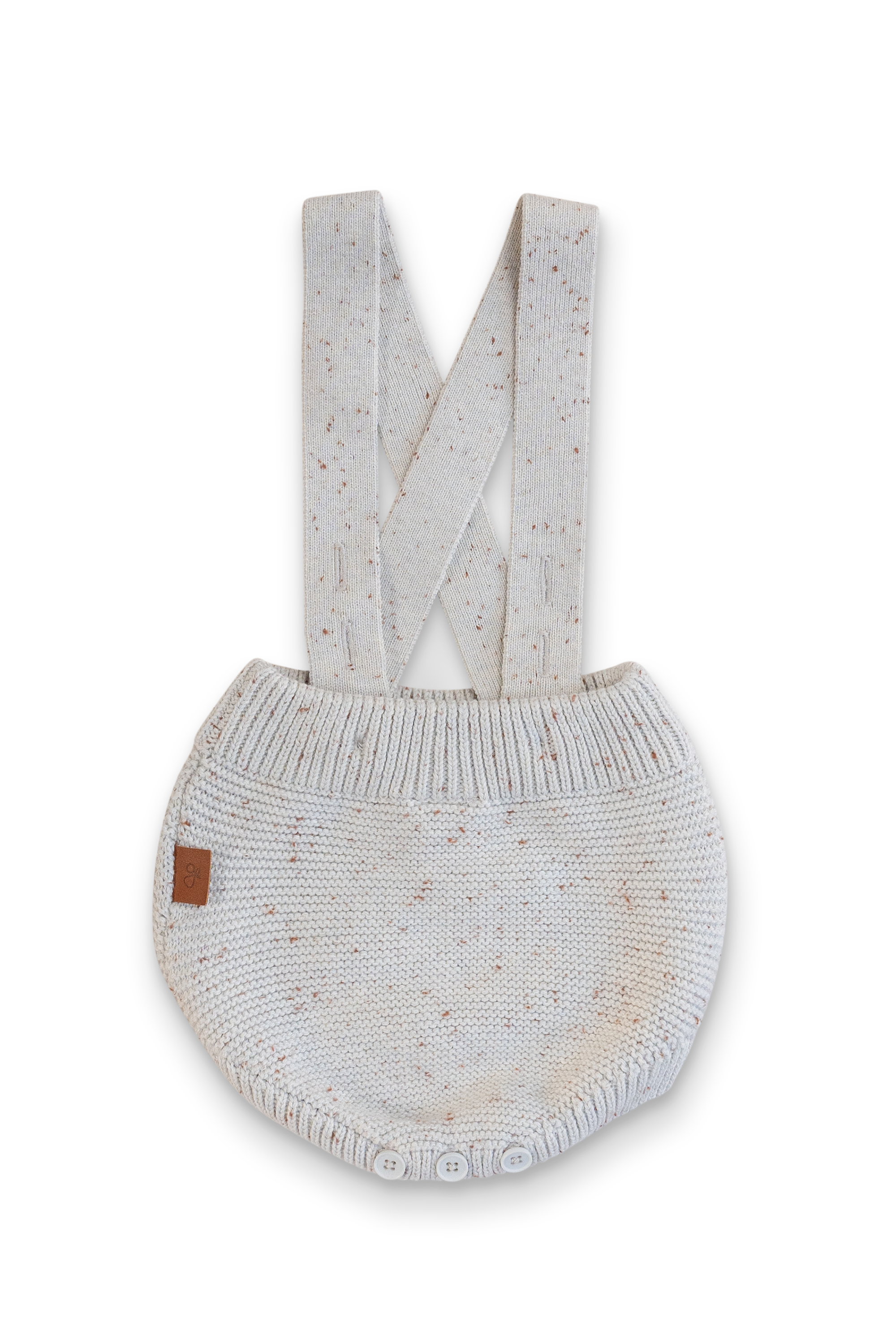 KNIT SUSPENDER BLOOMERS | SHELL rompers goumikids