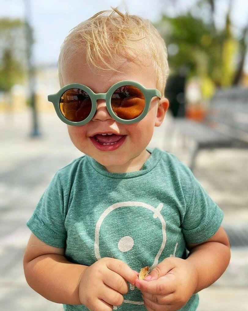 Sustainable Kids Sunglasses - Fern Sunglasses Grech & Co.