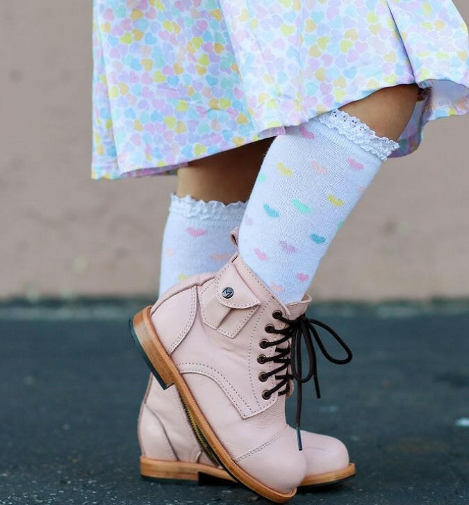 Sweetheart Lace Top Knee Highs Socks Little Stocking Co