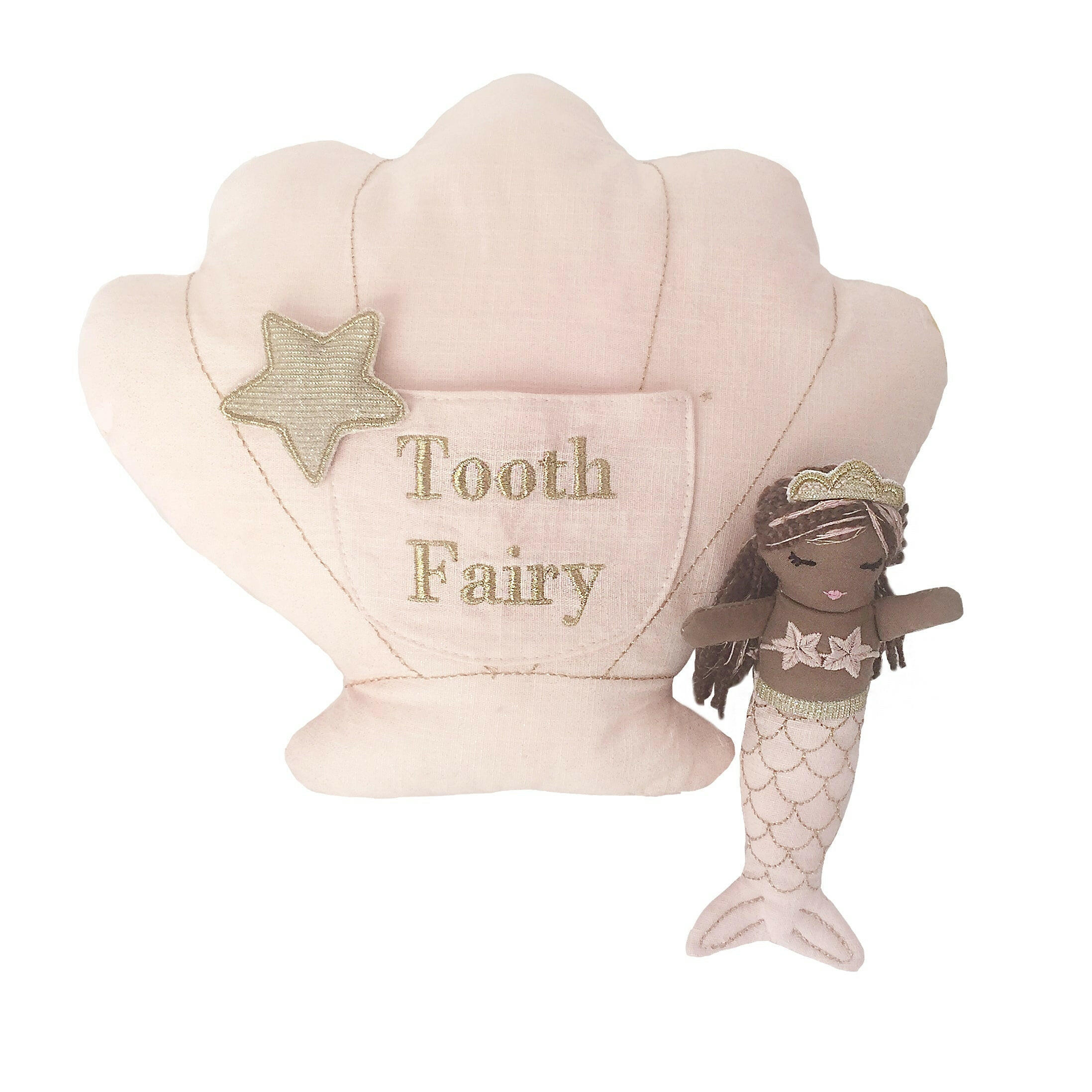 'MACIE' MERMAID TOOTH FAIRY PILLOW & DOLL SET Pillow MON AMI