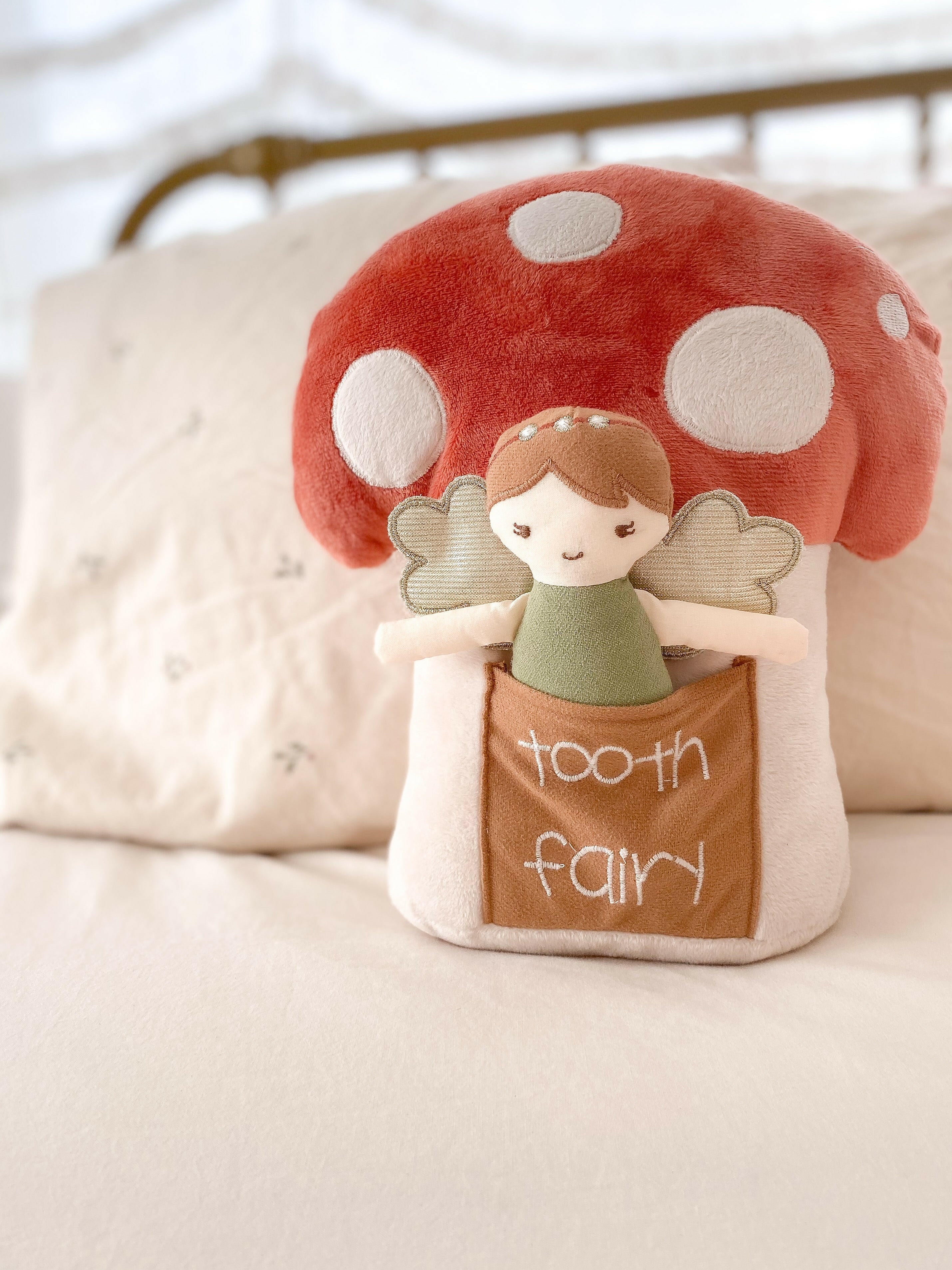 WOODLAND FAIRY TOOTH FAIRY PILLOW SET Tooth Fairy MON AMI