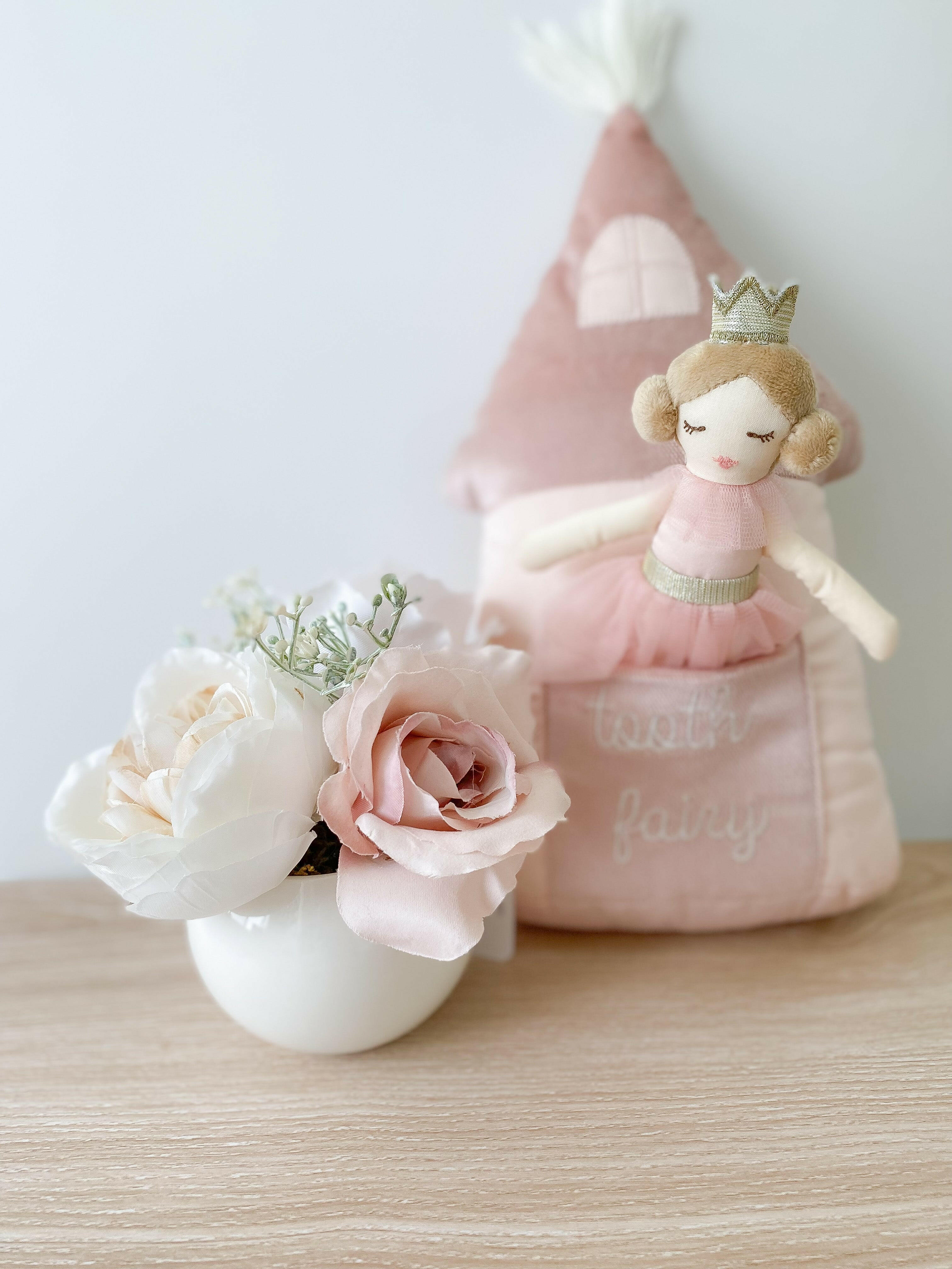 PRINCESS CASTLE TOOTH FAIRY PILLOW SET Tooth Fairy MON AMI
