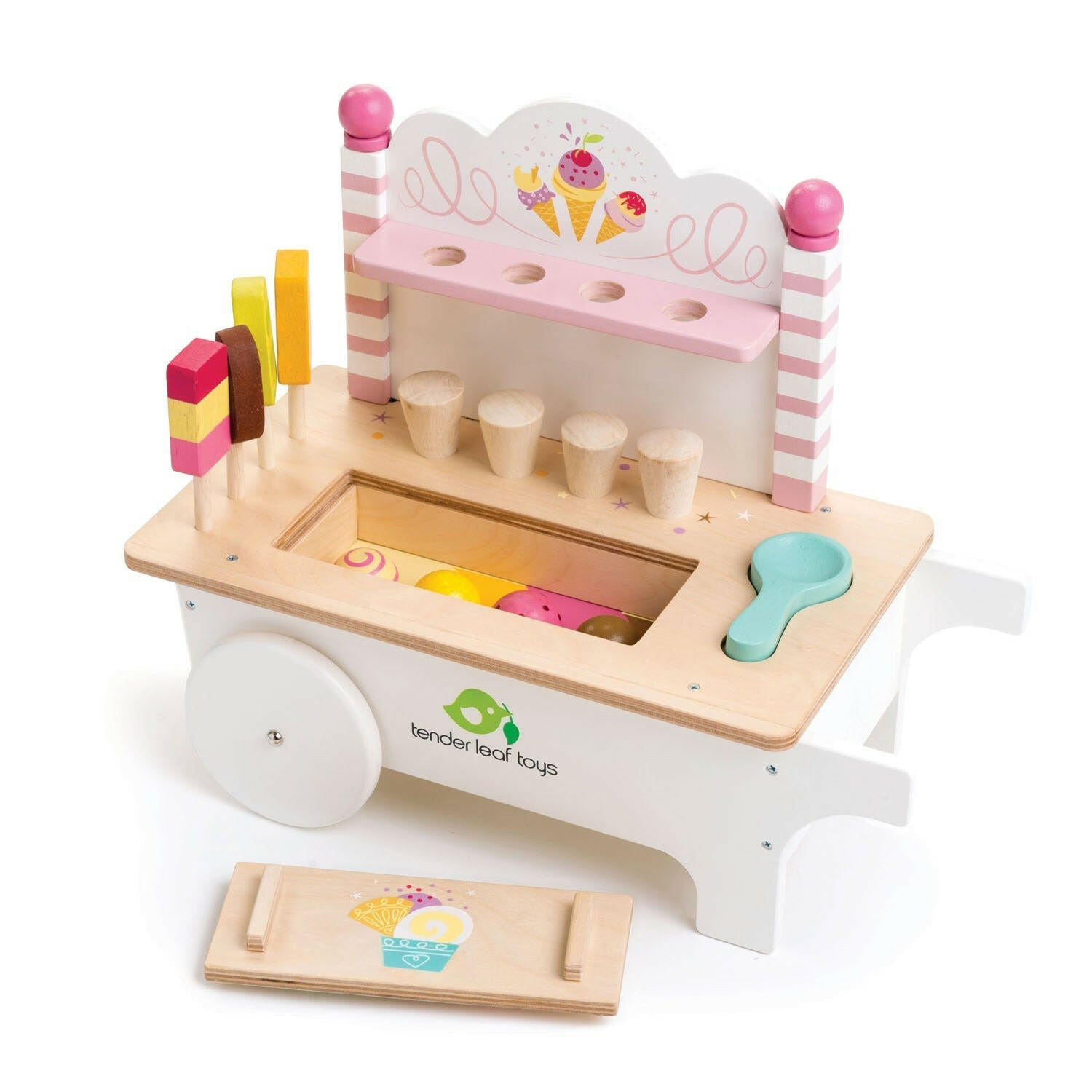 Ice Cream Cart Tender Leaf