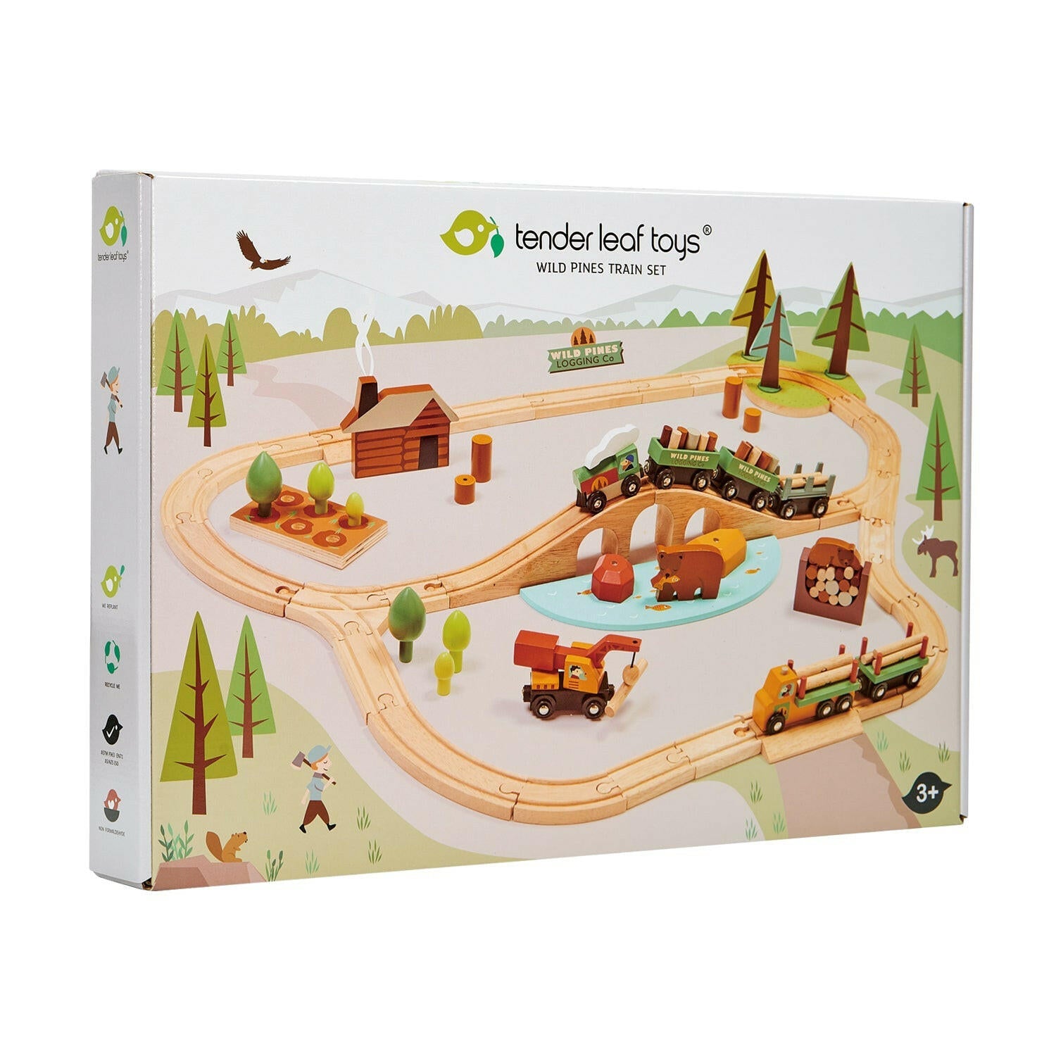 Wild Pines Train Set  Tender Leaf