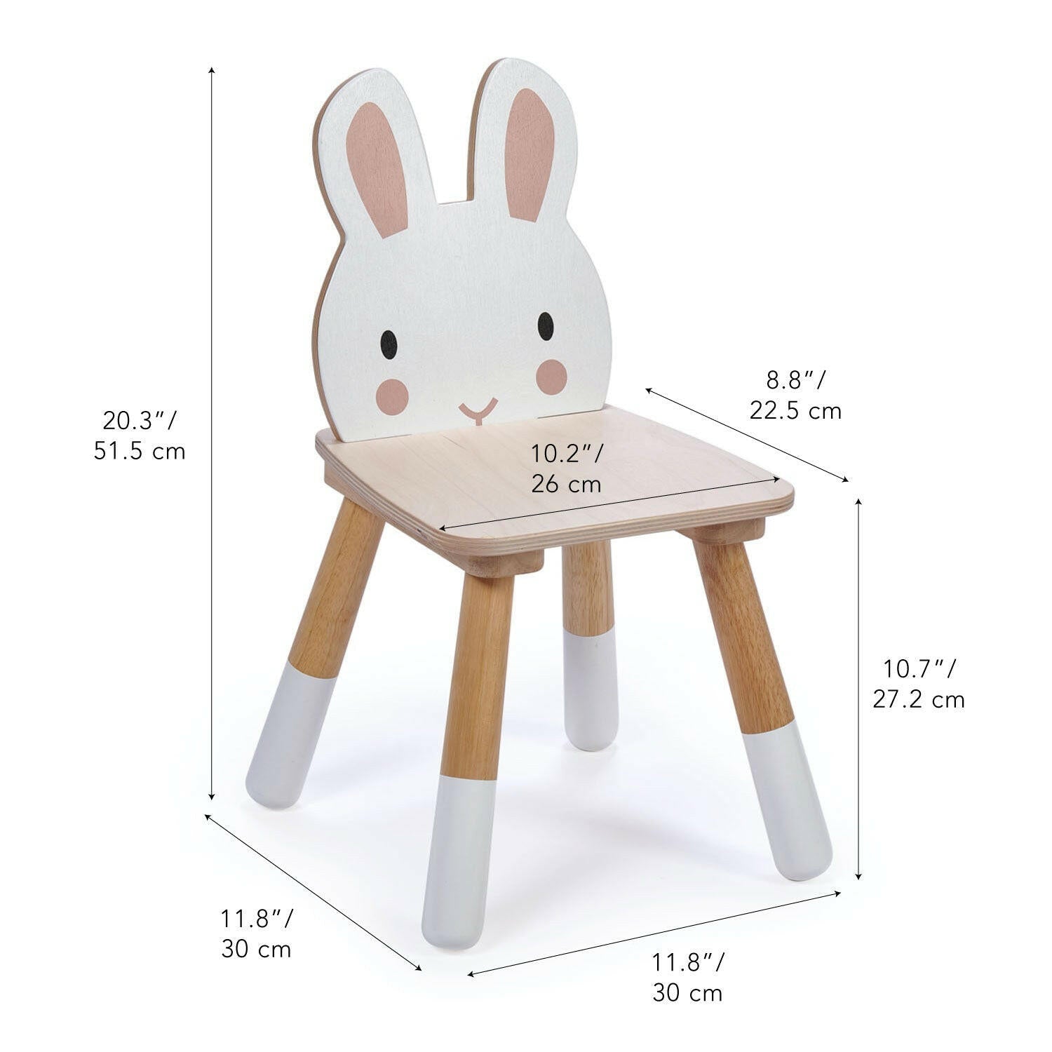 Forest Rabbit Chair Tender Leaf