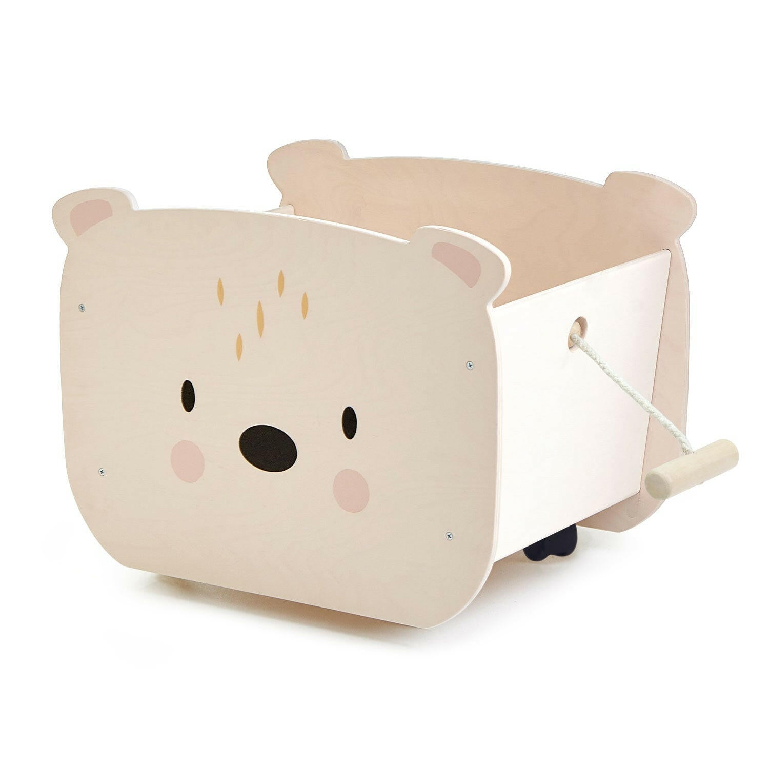 Pull Along Bear Cart  Tender Leaf
