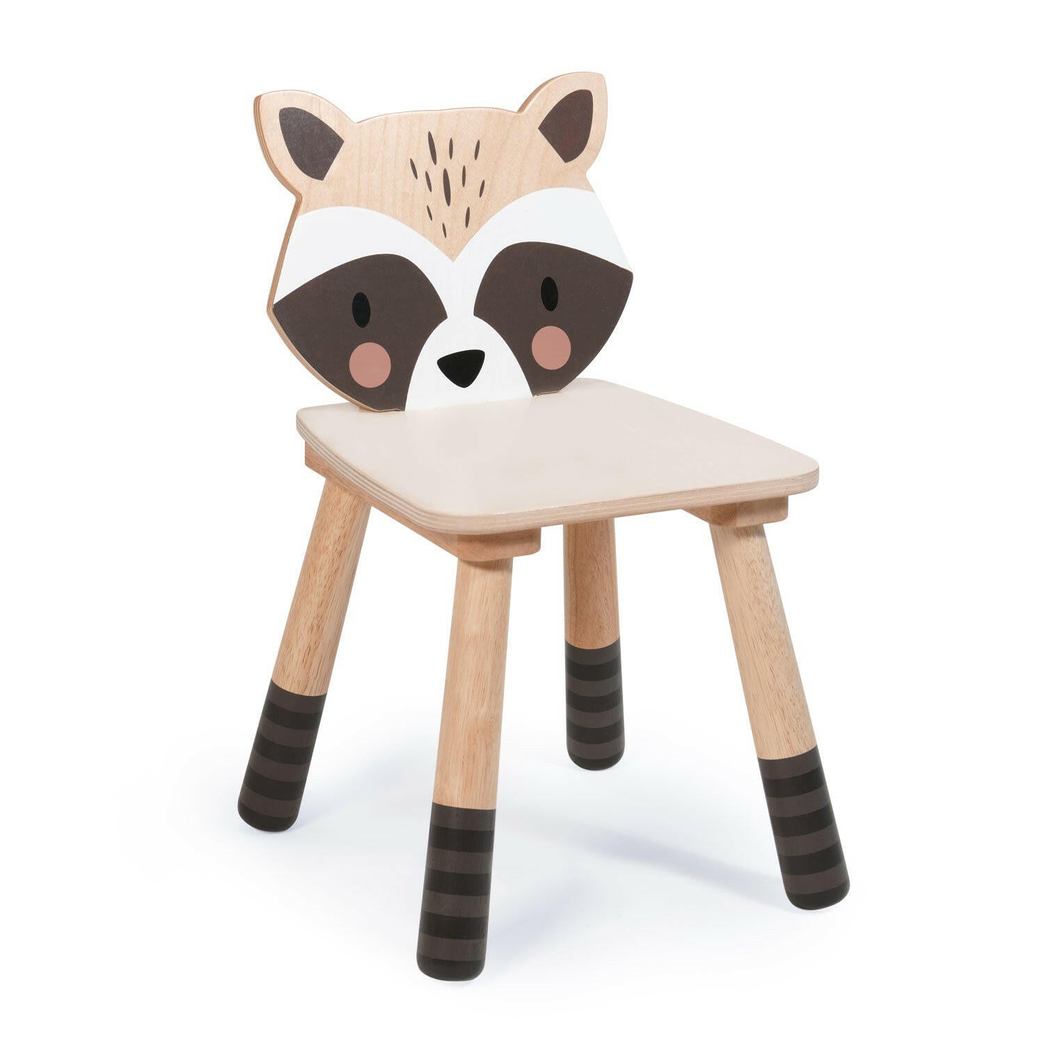 Forest Raccoon Chair Tender Leaf
