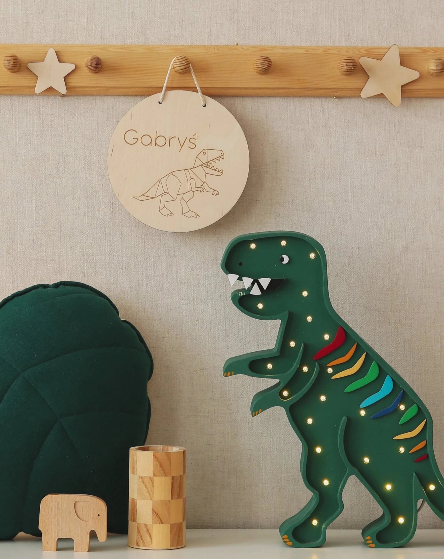 Little Lights T-Rex Lamp Lighting Little Lights