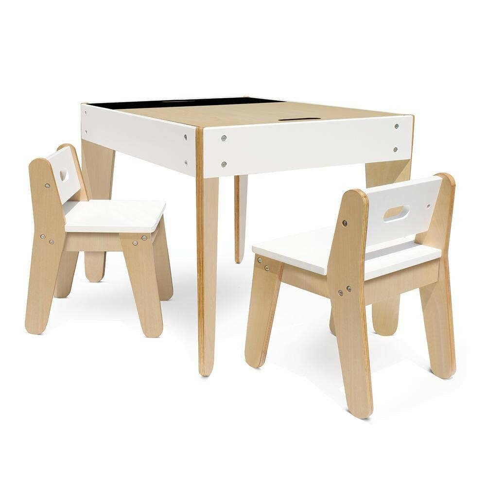 Children's Modern Storage Table & Chairs Children's Furniture P'kolino