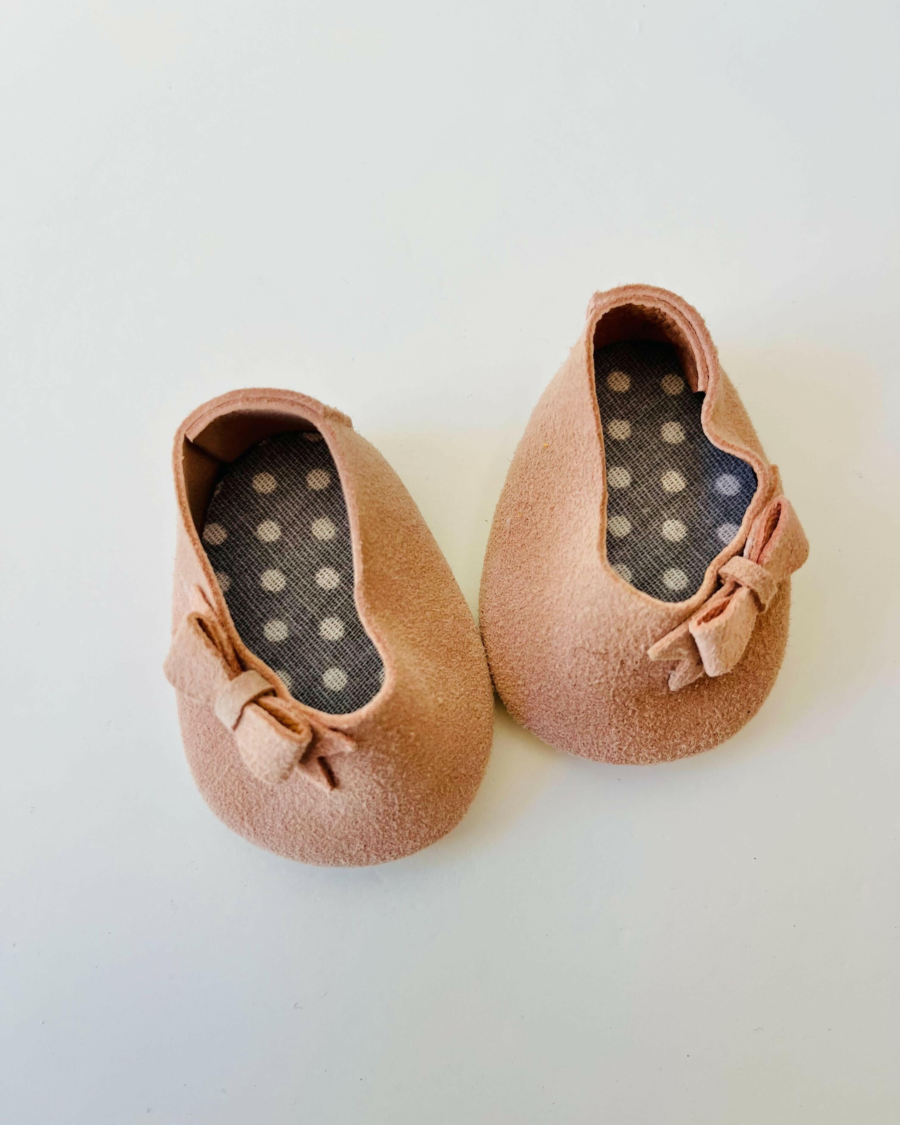 Minikane Doll Shoes Doll Accessories Little Wonder & Co. Suede / Tea Rose