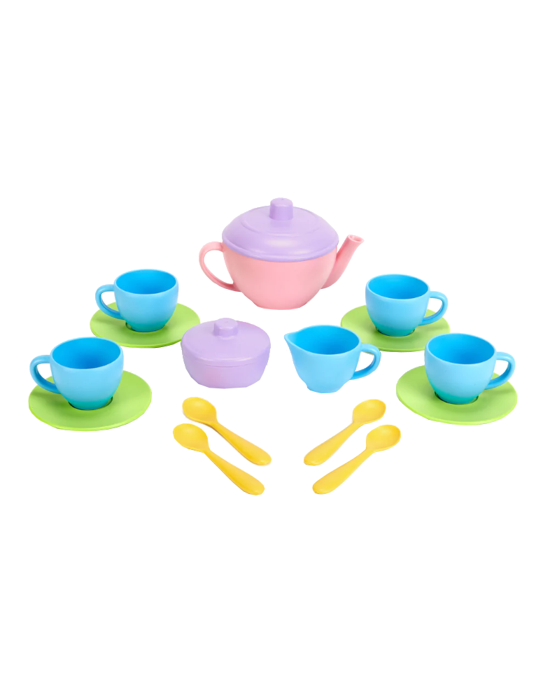 Green Toys Tea Set Pretend Play Green Toys