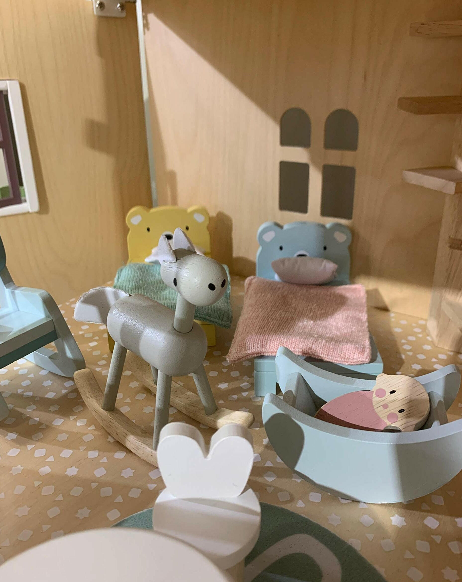 Doll House Children's Room Furniture Dollhouse Furniture Tender Leaf