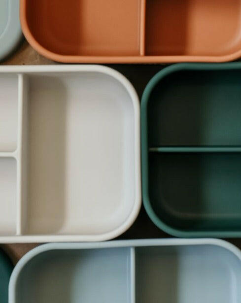 Silicone Bento Box Feeding The Dearest Grey