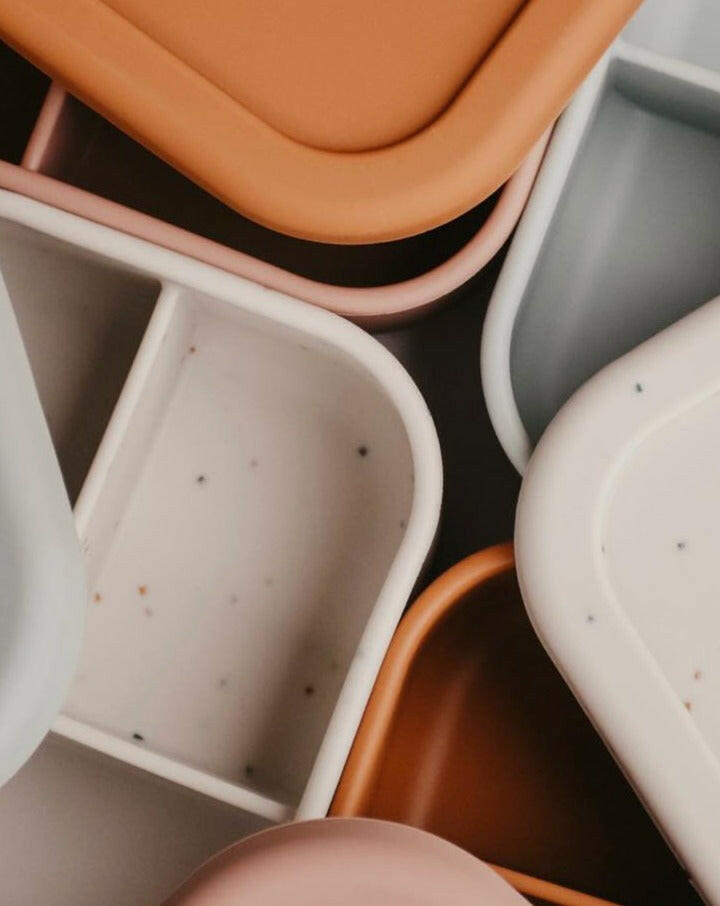 Silicone Bento Box Feeding The Dearest Grey